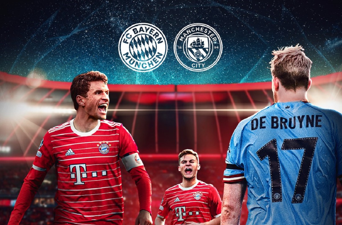 Link Live Streaming Liga Champions 2022/2023: Bayern Munchen vs Manchester City