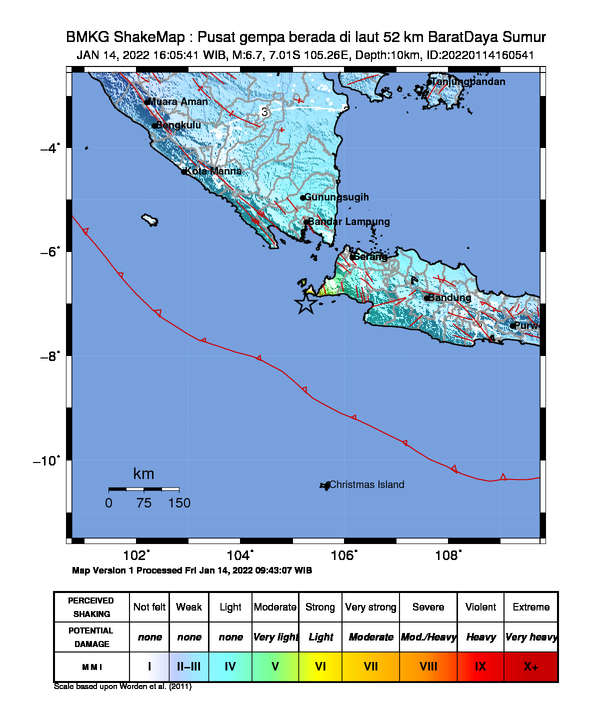 Update: Pasca Gempa 6,7 M Pandeglang Banten, Ratusan Rumah Rusak