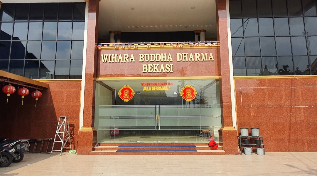 Tampung 300 Orang, Wihara Buddha Dharma Bekasi Jalankan Ibadah Hari Raya Waisak 2567 BE Secara Sederhana