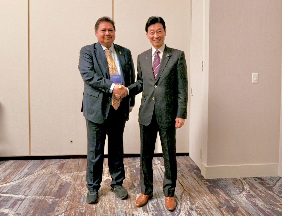 Bertemu Menteri METI Jepang di San Fransisco, Menko Airlangga Dorong Percepatan Transisi Energi 