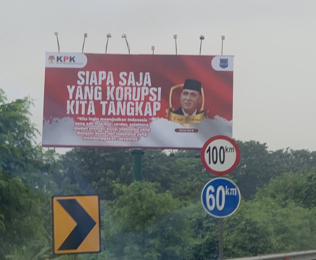 KPK Bantah Pasang Billboard Bergambar Mirip Firli Bahuri: Sudah Dicek ke Lokasi