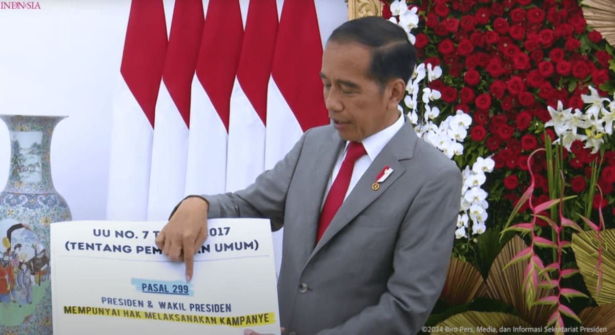 Kapan Presiden Jokowi Turun Kampanye? Ini Kata Istana