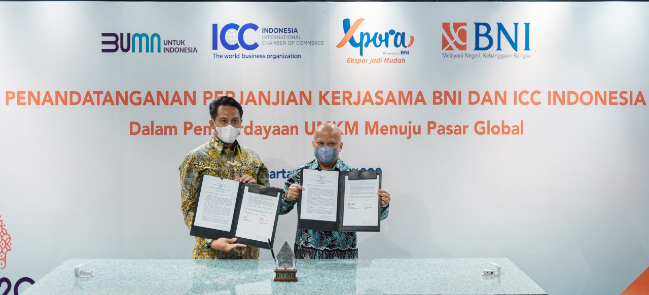 Dorong UMKM Go Global, BNI Xpora Gandeng ICC Indonesia
