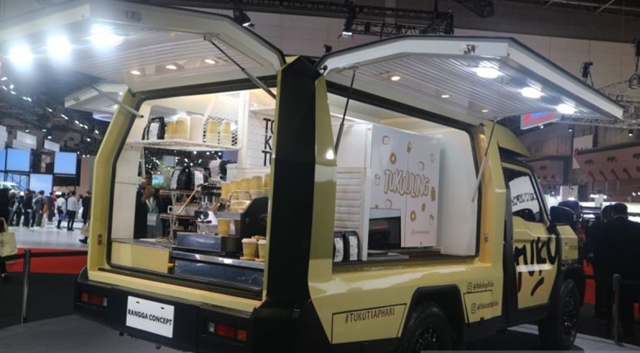 Hilux Rangga, Kendaraan dengan Concept Mobile Cafe, Bisa Jualan di Mana Saja