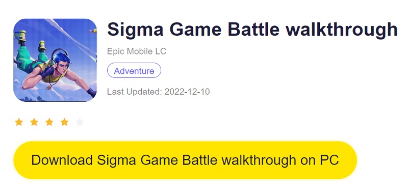 Cek Faktanya Disini! Link Download Game Sigma Battle FF Walkthrough Sudah Tersedia di Play Store?