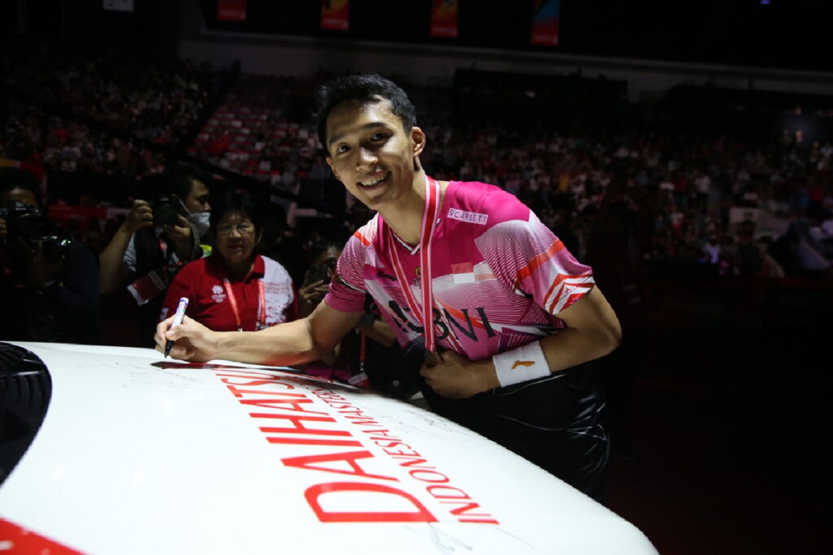 Rebut Gelar Juara Indonesia Masters, Jonatan Christie Salip Anthony Ginting