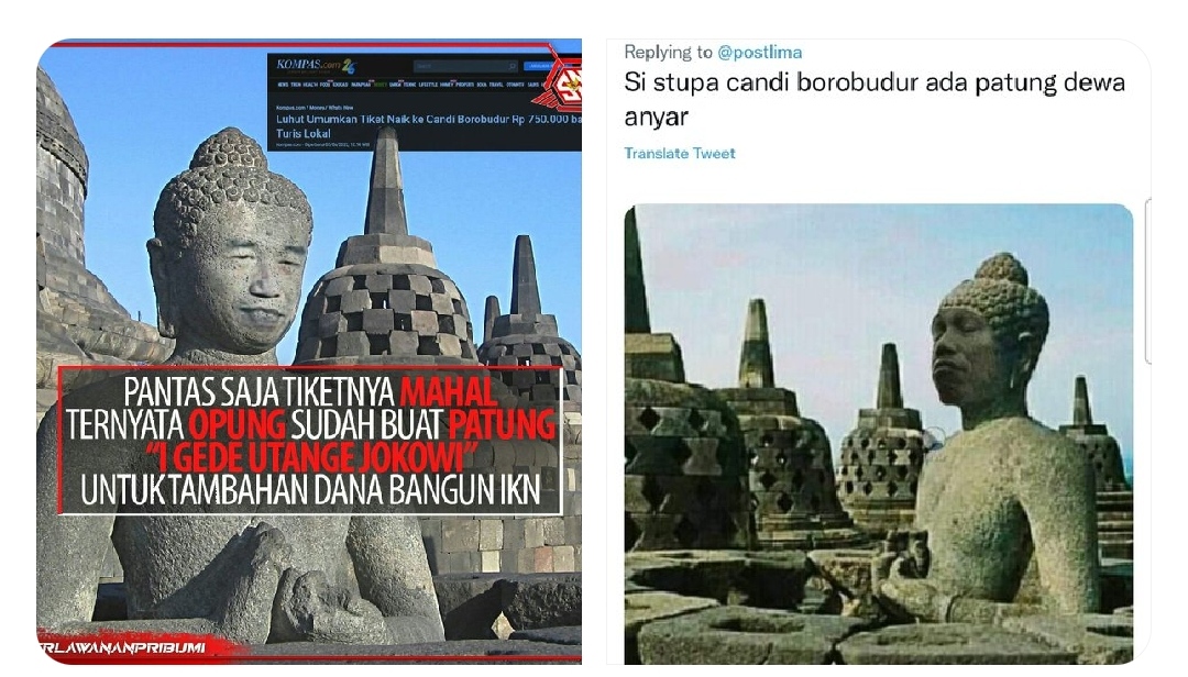 Soal Stupa Borobudur Mirip Jokowi, Ferry Koto Minta Polisi Tangkap Roy Suryo