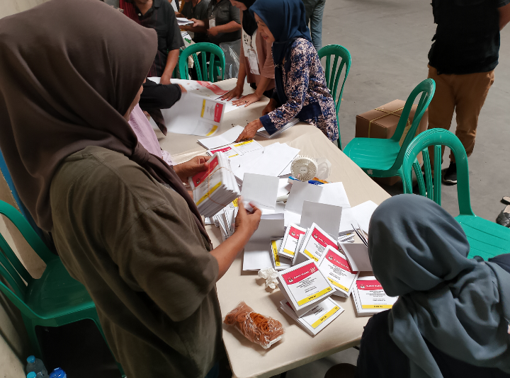 KPU Kota Bekasi Mulai Sortir dan Lipat Surat Suara Pemilu 2024, Target 20 Hari Selesai 