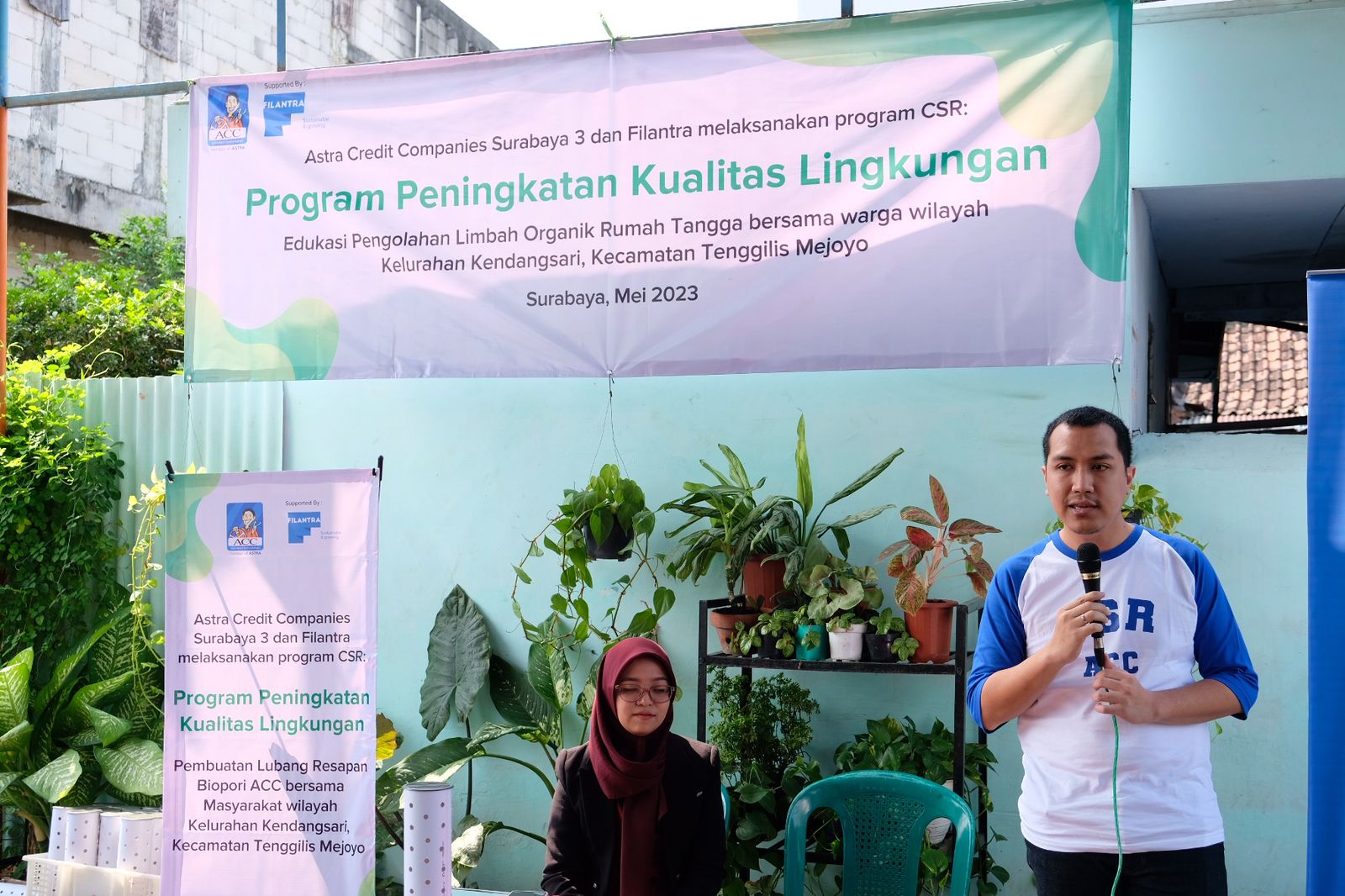 ACC Dukung Peningkatan Kualitas Lingkungan di Surabaya Lewat Pembuatan Biopori dan Edukasi Pengolahan Limbah