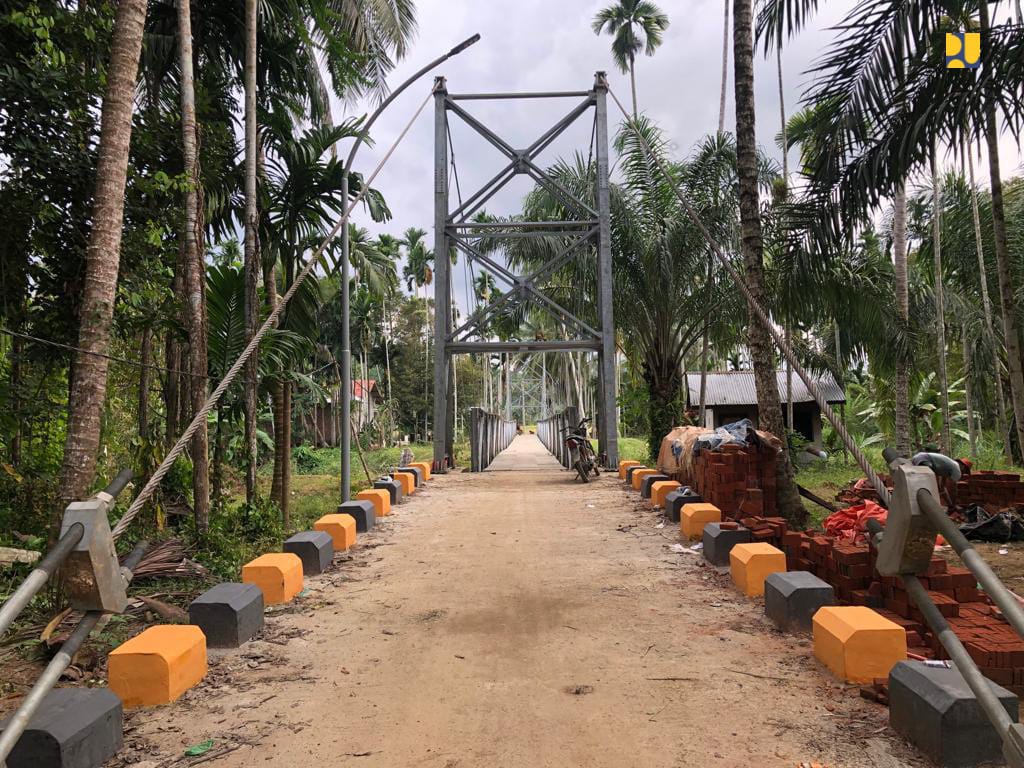 Permudah Akses Warga Antar Desa, Kementerian PUPR Mulai Bangun 4 Jembatan Gantung di Aceh Tahun ini
