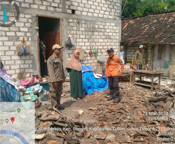 Update Gempa Tuban: 2.495 Kepala Keluarga Terdampak Pascagempa Tuban