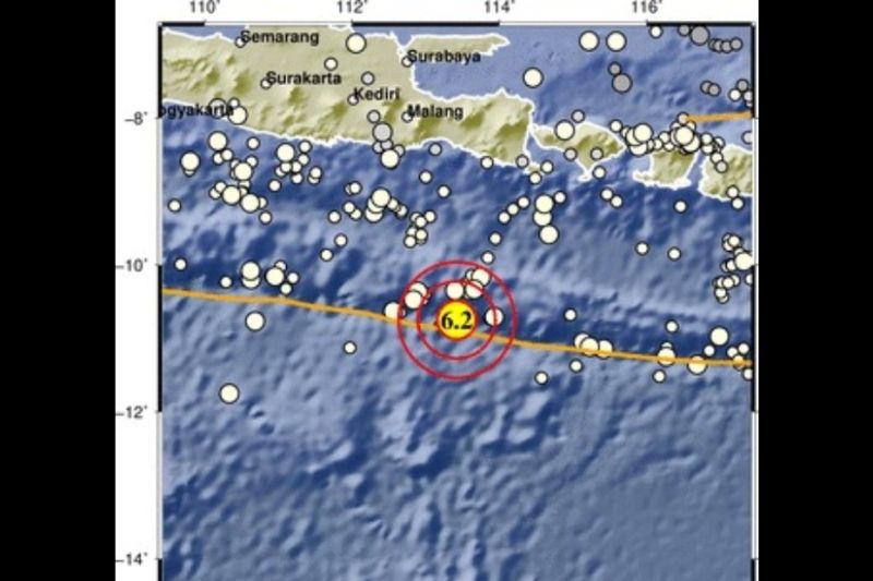 BMKG: Gempa Jember Jawa Timur Bisa Memicu Tsunami