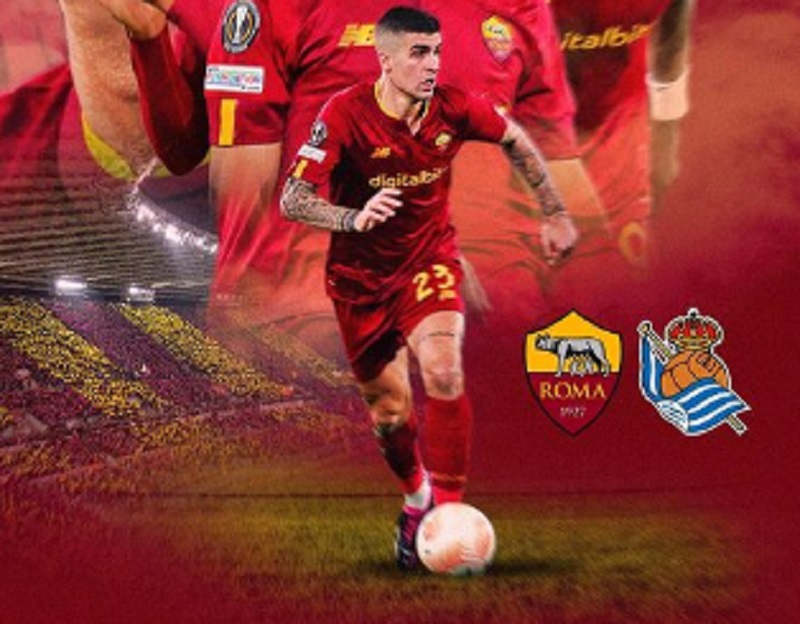 Link Live Streaming Liga Europa 2022/2023: AS Roma vs Real Sociedad