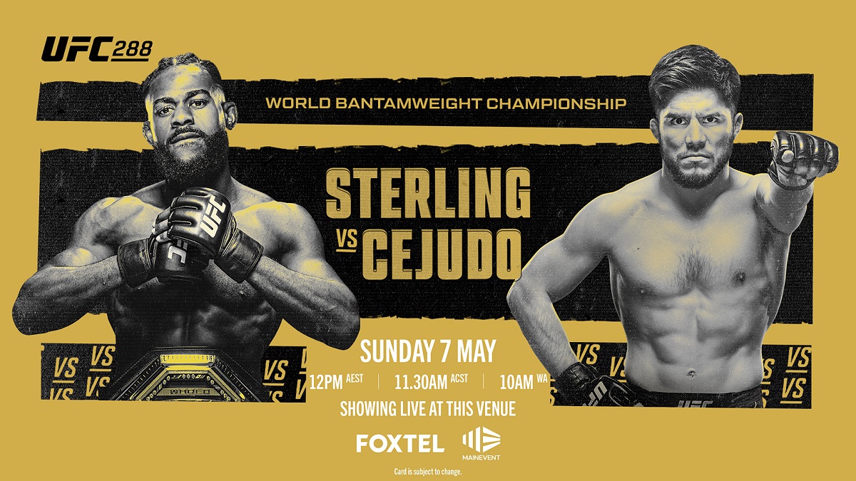 Link Live Streaming UFC 288: Perebutan Sabuk Aljamain Sterling vs Henry Cejudo Sampai Belal vs Gilbert