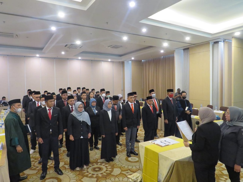 36 Panitia Pengawas Pemilu Kecamatan Dilantik Bawaslu Kota Bekasi 
