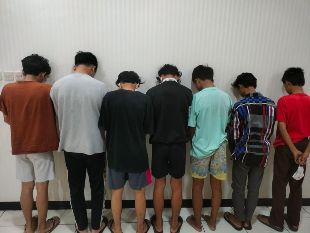 Bikin Jari Lawannya Putus, 7 Pelaku Tawuran di Neglasari Tangerang Ditangkap