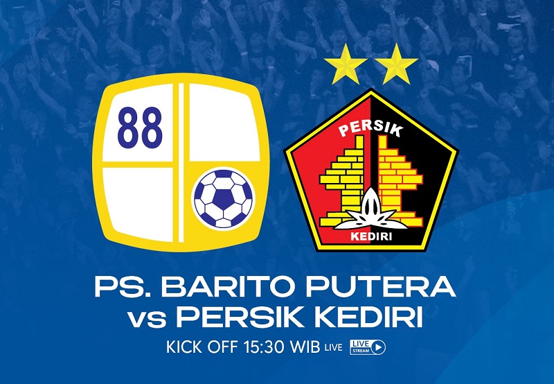 Link Live Streaming BRI Liga 1 2022/2023: Barito Putera vs Persik Kediri