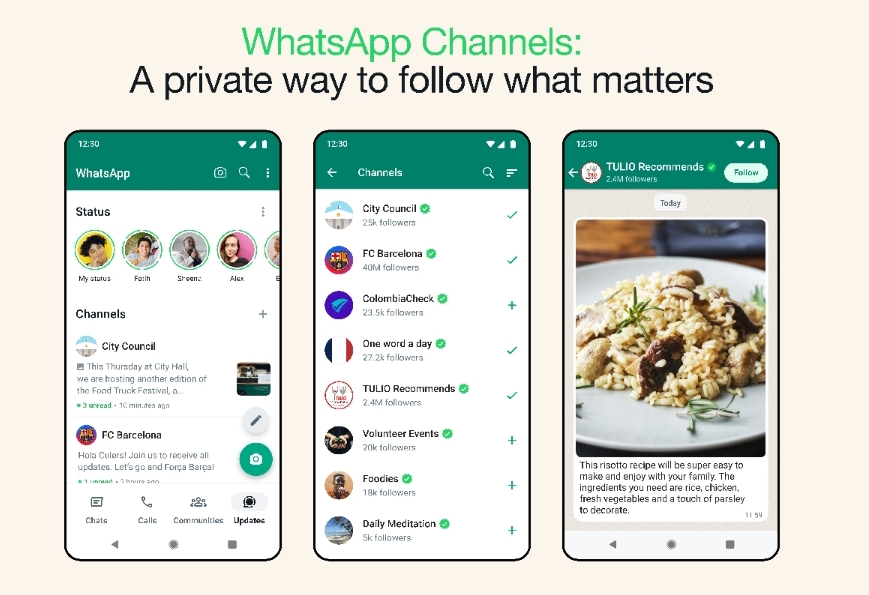Mirip Telegram, WhatsApp Kini Hadirkan Fitur Chanel atau Saluran