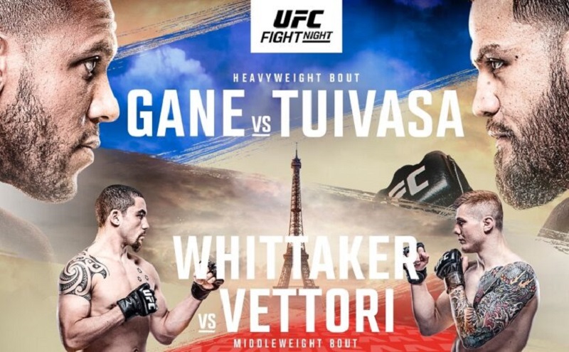 Hasil Lengkap UFC Paris: Ganasnya Ciryl Gane Hajar KO Tuivasa, Whittaker Gilas Vettori