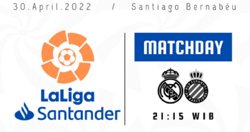Link Live Streaming Liga Spanyol: Real Madrid vs Espanyol