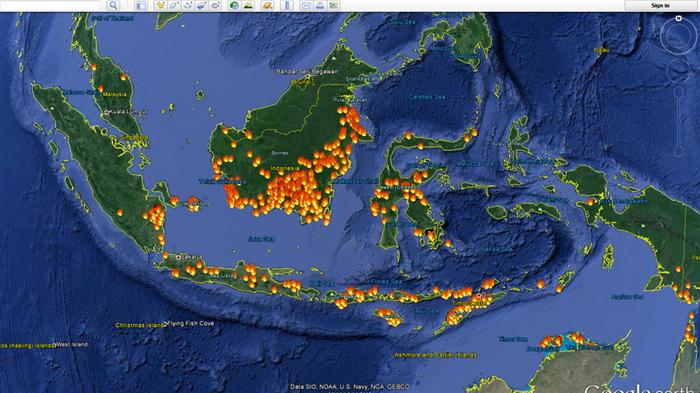 Ngeri, Wilayah Sekitar Ibu Kota Negara Nusantara Rawan Kebakaran Hutan, Hari Ini 75 Titik Panas Terdeteksi