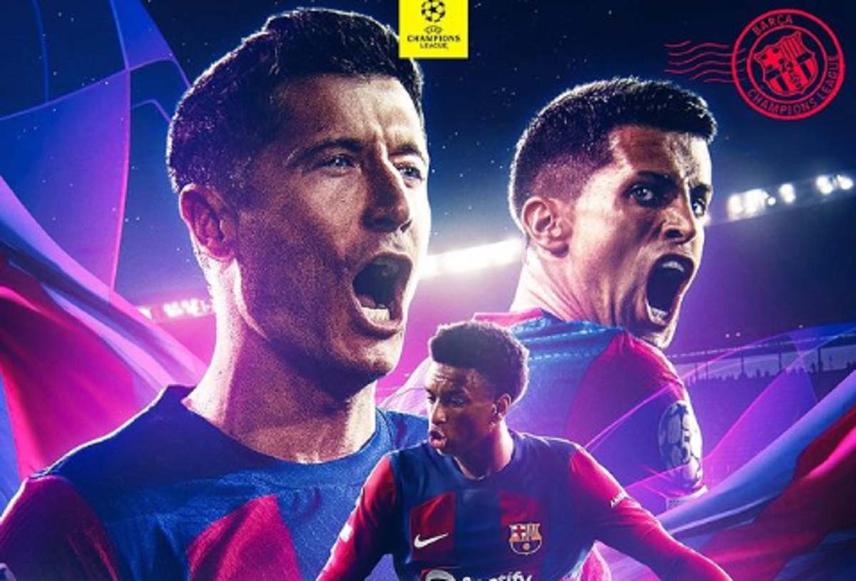 Link Live Streaming Liga Champions 2023/2024: Barcelona vs Porto