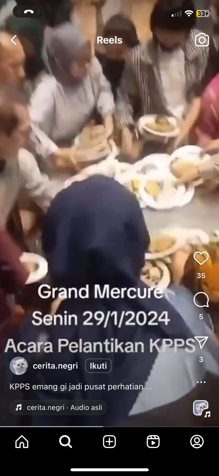 Viral Video KPPS Berebut Makanan di Hotel Grand Mercure, Netizen: Miris Lihatnya