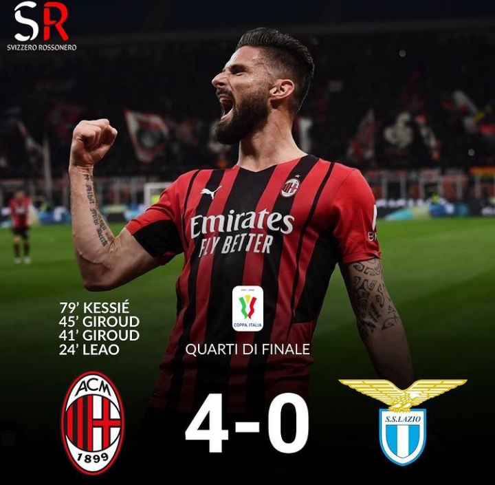 Milan vs Inter Bakal Bentrok di Semifinal Coppa Italia