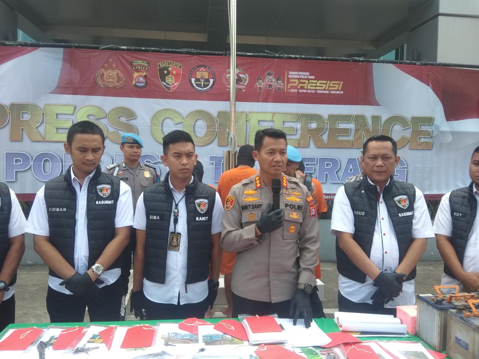 Tiga Pelaku Penambangan Ilegal Dicokok Unit Krimsus Polresta Tangerang
