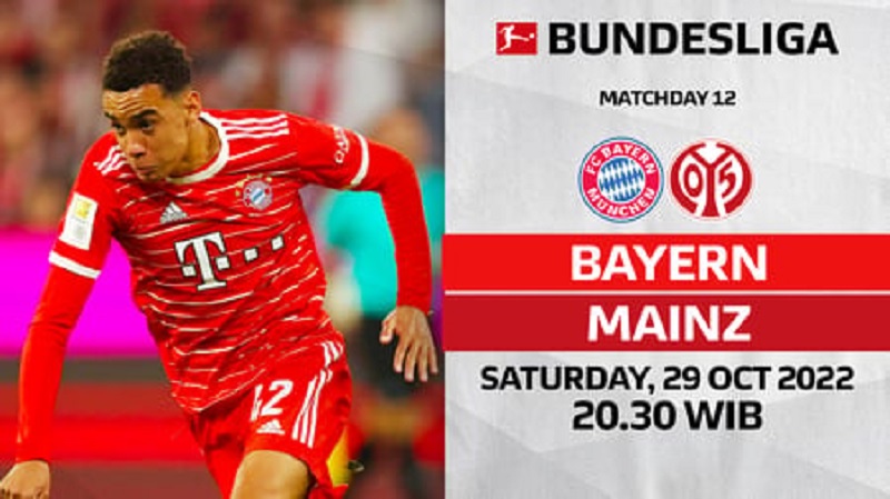 Link Live Streaming Bundesliga 2022/2023: Bayern Munchen vs FSV Mainz 05
