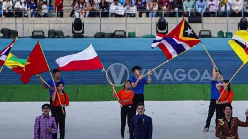 Insiden Bendera Indonesia Terbalik, Menpora Kamboja Bertemu Menpora Dito
