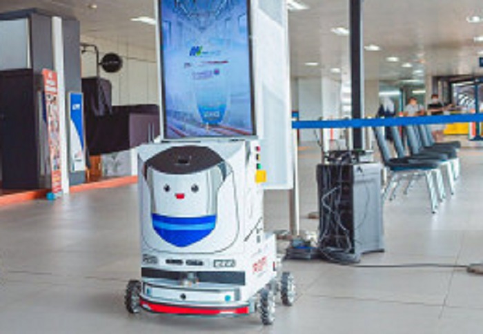 Robot Pintar Patroli di Stasiun MRT Lebak Bulus, Ini Tujuannya