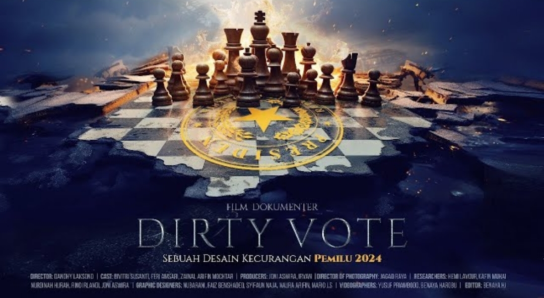 H-1 Pencoblosan Pemilu 2024, Bawaslu Anjurkan Masyarakat Tonton Film 'Dirty Vote'