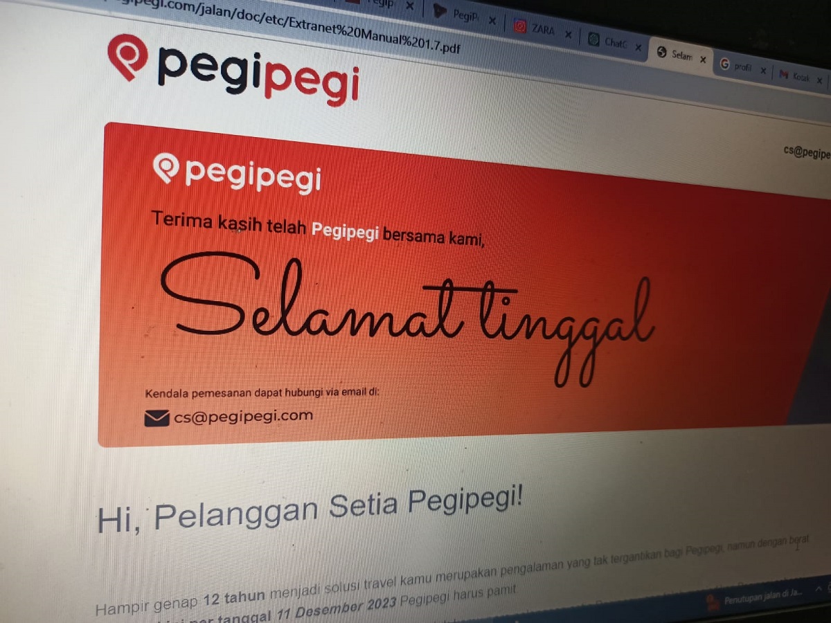 PegiPegi.com Tutup Operasi di Indonesia, Bagaimana Nasib Tiket yang Sudah Dipesan?