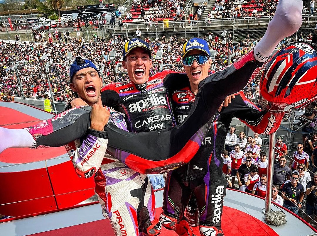 MotoGP Spanyol: Aleix Espargaro Podium Pertama, Bagnaia Alami Nasib Nahas