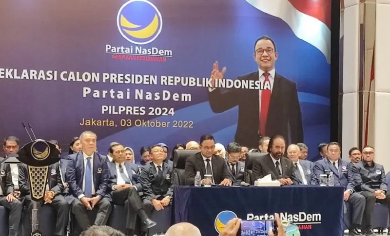 Jawab Sindiran PDIP, NasDem Pilih Anies Baswedan Bukan sebagai Petugas Partai!