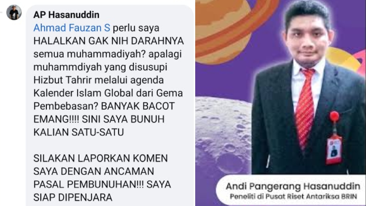 Ini Tampang AP Hasanuddin Peneliti BRIN yang Ancam Bunuh Warga Muhammadiyah!
