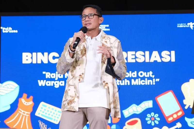 Kemenparekraf Hadirkan Program Apresiasi Kreasi Indonesia, Sandiaga Uno Beri Pernyataan Mengejutkan