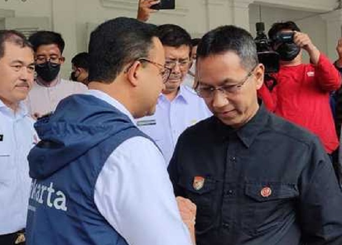 Belum Dilantik, Heru Budi Hartono Blusukan ke Kantor Gubernur DKI Anies Baswedan