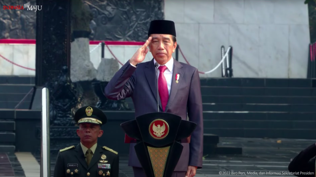 Jokowi Pimpin Upacara Hari Kesaktian Pancasila di Lubang Buaya, Puan Bacakan Ikrar