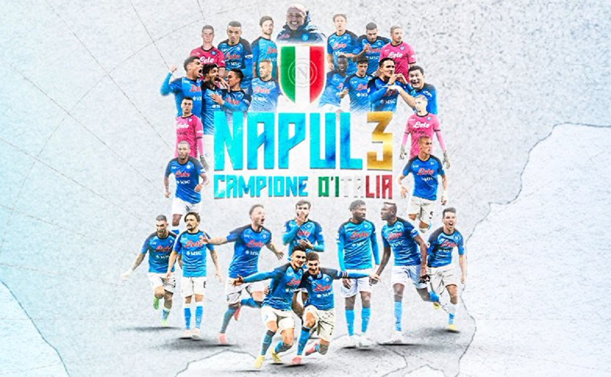 Napoli Resmi Juara Liga Italia 2022/2023 Usai Penantian 33 Tahun
