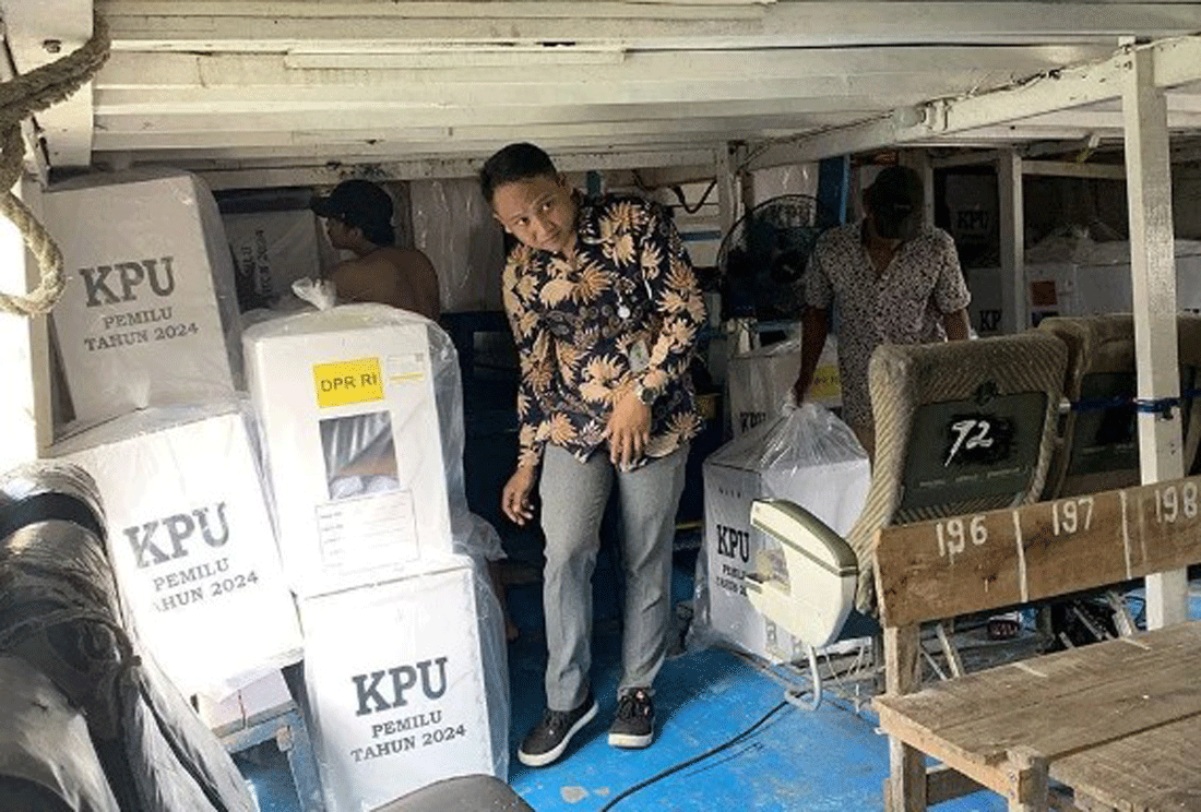 Pendistribusian Logistik Pemilu 2024 di Kepulauan Seribu: Pulau Sabira Butuh Perjalanan Panjang