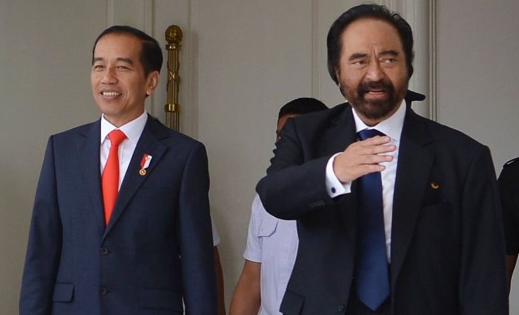 Jokowi Bertemu Surya Paloh di Istana Selama Satu Jam