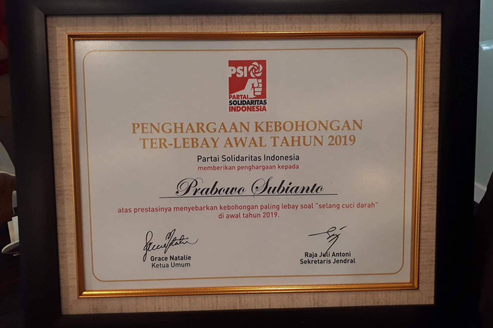 Keluar dari PSI, Guntur Romli Ingat 'Award Kebohongan Terlebay' untuk Prabowo Subianto Tahun 2019