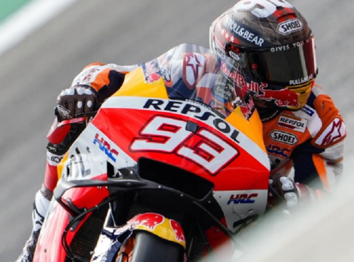Pakai Swingarm Baru, Marc Marquez Tuai Hasil Positif di Latihan Bebas MotoGP Aragon