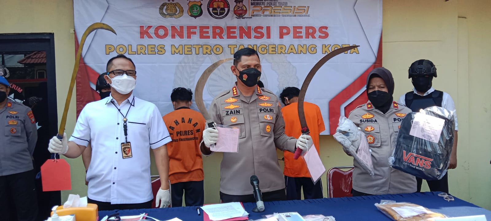 Sempat Viral, Kawanan Gangster yang Serang Karyawan Pabrik di Tangerang Berhasil Ditangkap Polisi