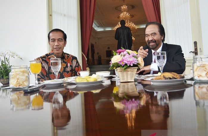 PKS Bilang Surya Paloh Ketemu Jokowi Karena Diundang