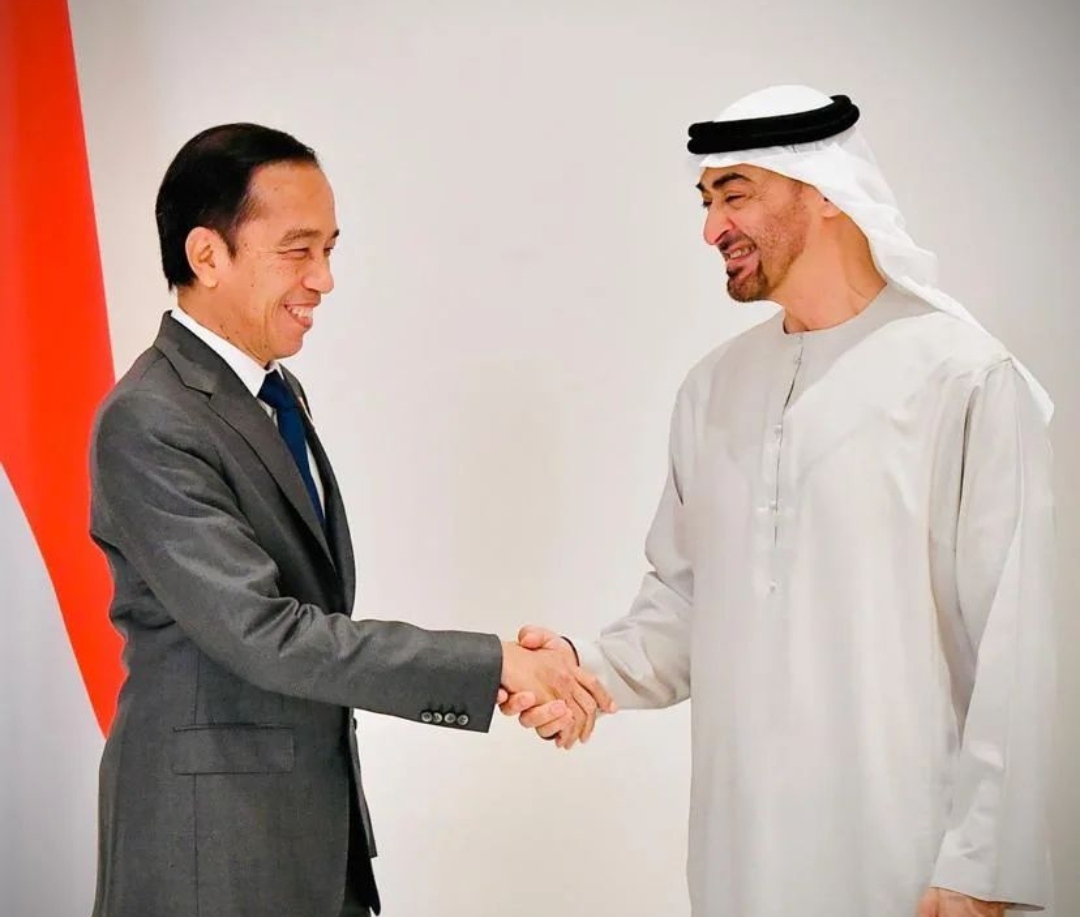 Bertemu Presiden UEA, Jokowi Bahas Tindak Lanjut Kerja Sama Investasi di RI