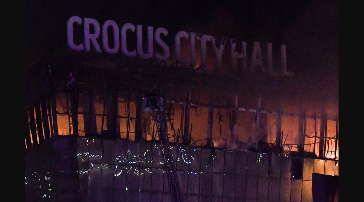 140 Orang Tewas dalam Serangan Maut di Crocus Hall Moskow