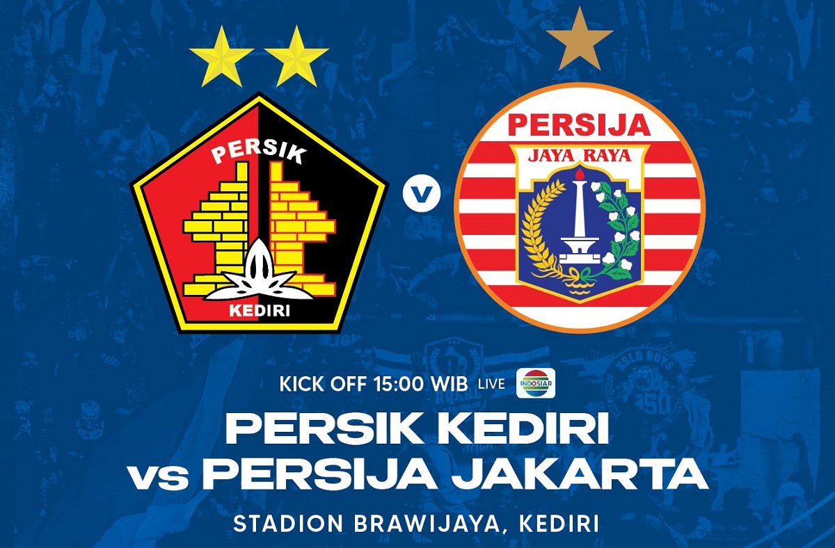 Link Live Streaming BRI Liga 1 2022/2023: Persik Kediri vs Persija Jakarta